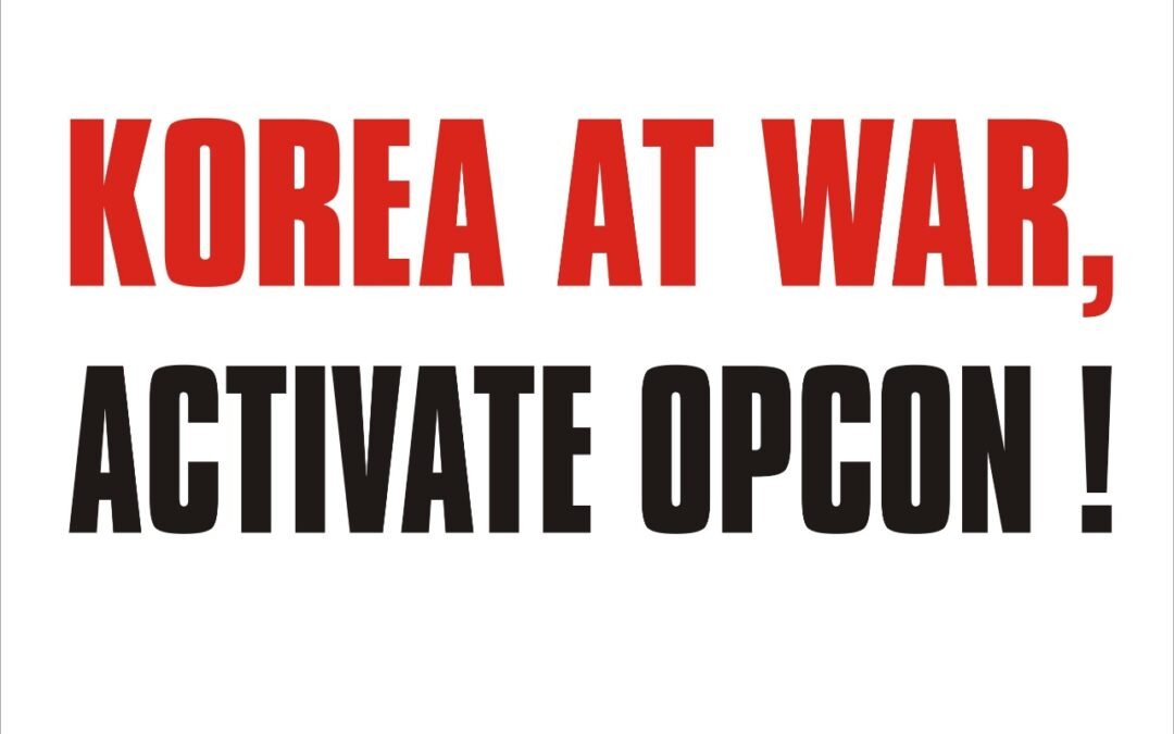 [Civil Diplomatic Letter  No. 3] – The Legal Necessity of Exercising Wartime Operational Control